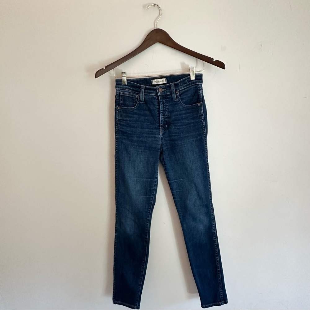Madewell 10” High-Rise Skinny Jeans - Classic Blue Wash, Size 25